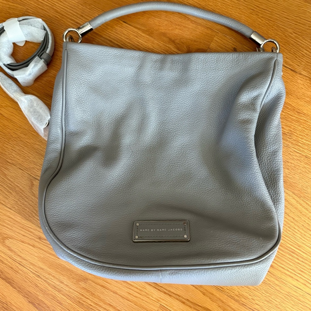 Marc by Marc Jacobs Light Gray Shoulder Bag